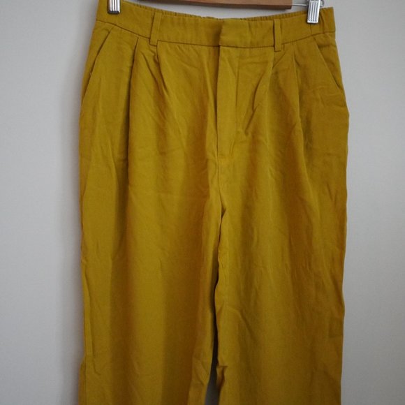 Mustard pants 3/4 Zara - Picture 3 of 11